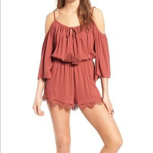Socialite Cold Shoulder Romper (C15)